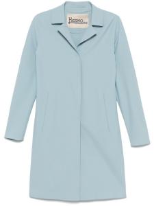 Herno однобортное пальто, синий