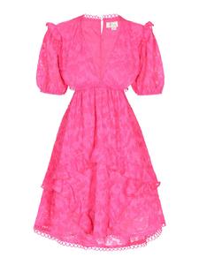 Платье до колена IZIA, фуксия