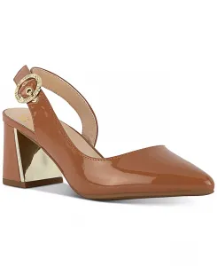 Женские туфли-лодочки Candree на устойчивом каблуке с ремешком на щиколотке Jones New York, коричневый