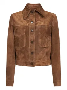 Пальто с клапанами на пуговицах Blanca Vita, коричневый