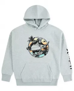 Большие мальчики принтованный худи с длинными рукавами Hurley, зеленый