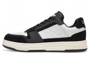 Cabbeen Низкие мужские кроссовки для скейтбординга, черно-белые