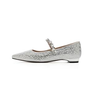 Туфли Мэри Джейн женские серебристые EBLAN, Silver