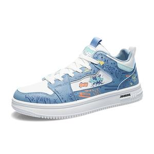 King Jinmai Дышащие полувысокие повседневные кроссовки мужские синие, цвет Blue