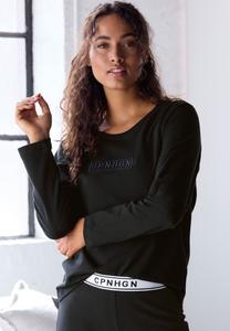 Топ Copenhagen Studios Long sleeved top, Schwarz/Black