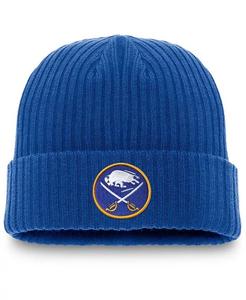 Мужская вязаная шапка с манжетами и манжетами с логотипом Royal Buffalo Sabres Core Primary Fanatics