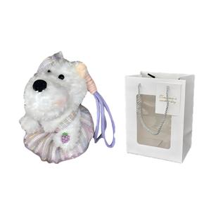 Вест хайленд пэппи брелок модная кукла плюшевый кулон высота 16,5 см ROUERXIONG, фиолетовый