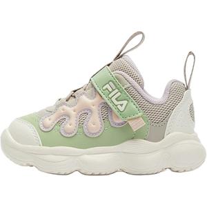 FILA KIDS Скользостойкие износостойкие низкие Gray Green детские ботинки