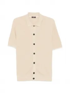 Вязаное поло Peserico, коричневый