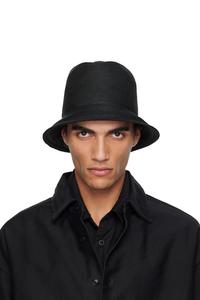 Черная плетеная шапка CASEY CASEY