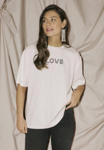 Футболка Culture CULOVE T-SHIRT, Spring Gardenia/Off-White