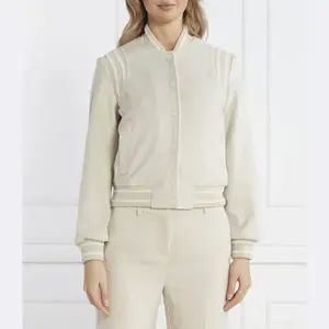 Бомбер стандартного кроя Guess, бежевый