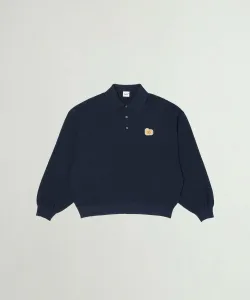 Рубашка-поло с длинным рукавом из пике