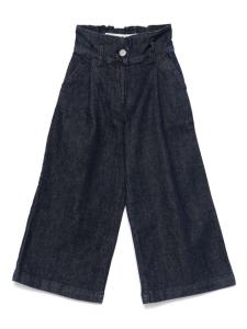 Aspesi Kids джинсы с широкими штанинами, синий
