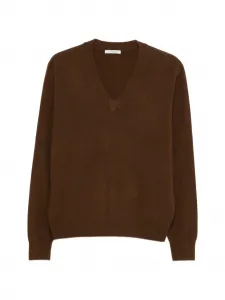 Свитер с V-образным вырезом Entire Studios, коричневый