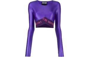 Футболка SS23 женская VERSACE JEANS COUTURE, фиолетовый