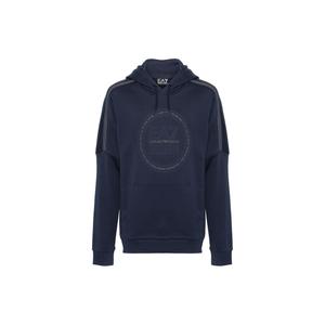 EMPORIO ARMANI Толстовка EA7 SS24 мужская морской синий