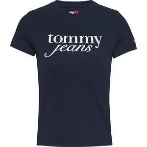 Футболка с коротким рукавом Tommy Jeans Essential Logo, синий