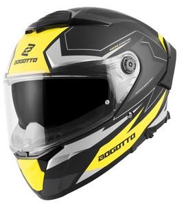 Шлем Bogotto FF118 Vilial, Black Matt/Yellow
