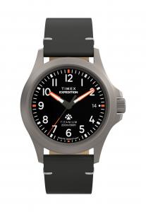 TIMEX Часы аналоговые 'Expedition Titanium' в черном цвете