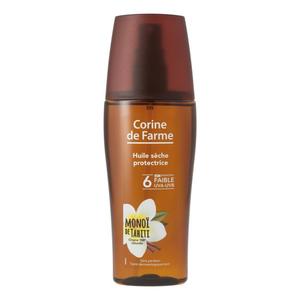 Corine spf6 защитное сухое масло для тела, усиливающее загар Corine De Farme, 150 мл