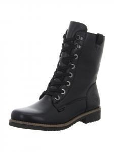 Ботильоны на шнуровке черного цвета rieker