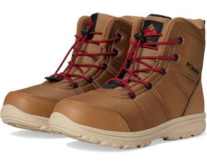 Ботинки Columbia Kids Fairbanks Omni-Heat, цвет Elk/Mountain Red