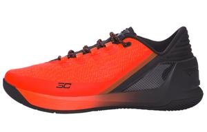 Баскетбольные кроссовки Curry 3 мужские с низким верхом, черные/красные Under Armour