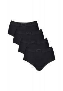 Трусы макси, набор из 4 шт., Double Comfort sloggi, черный