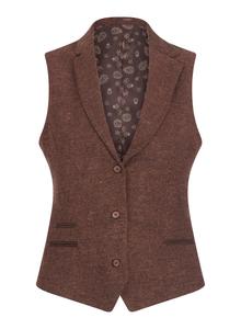 Твидовый жилет в ёлочку, 1920-е годы TruClothing, коричневый