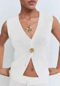 Жилет OPENWORK Mango, белый