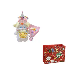 Трансформирующийся плюшевый ягненок в виде букета, высота 24 см Fat Fat Dragon