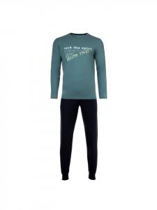 Пижама Sanetta, синий/зеленый