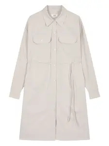 Платье-рубашка с накладными карманами Tomboy, серый