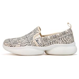 Joy&Mario Дышащие легкие низкие повседневные туфли для женщин с эффектом увеличения роста бежевые, цвет Beige