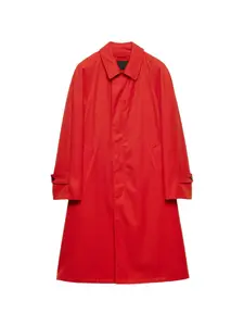 Пальто на пуговицах Prada, красный