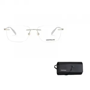 MONTBLANC Прямоугольная оправа для очков функциональные очки unisex gold