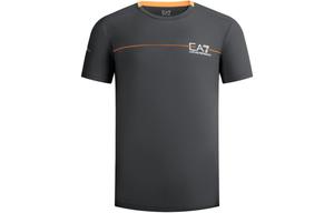 Футболка EA7 SS23 мужская темно-серая EMPORIO ARMANI, темно-серый