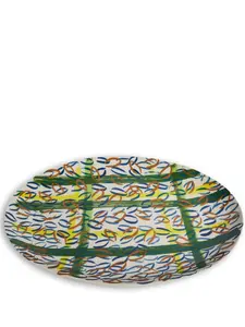 Овальная тарелка Japanese Kimonos, 40х29 см, Serax, нейтральные цвета