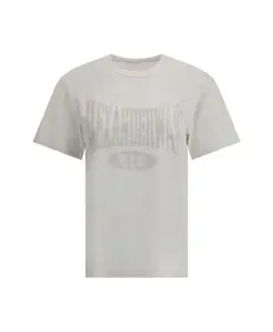 Знаменитая футболка с монограммой Alexander Wang, белый