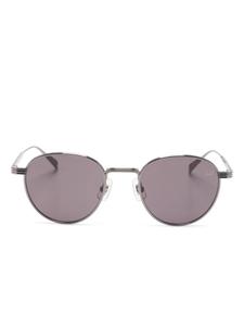 Dunhill солнцезащитные очки в круглой оправе, серебряный
