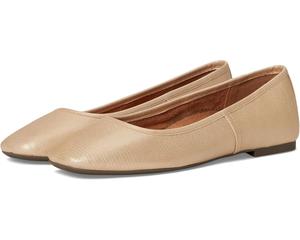 Женские балетки Vionic Orinda из золотистой кожи с квадратным носком ZOGG1842 Vionic, золотой