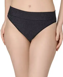 Бесшовное бикини с высоким вырезом DM2317 Maidenform, черный