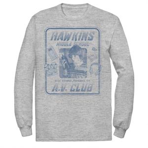 Мужской сериал Netflix «Очень странные дела» Майк Уиллер Хокинс A.V. Клубная футболка Licensed Character