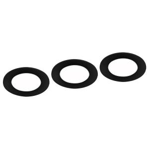 Светодиодный встраиваемый светильник Briloner Slank (3 шт), черный