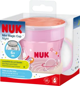 Стакан для питья Mini Magic Cup Night розовый 160 мл 1 шт. NUK