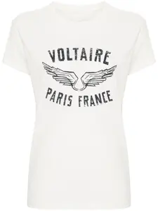 Футболка Walk Peace & Love Zadig&Voltaire, белый