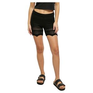 Шорты Urban Classics Crochet, черный