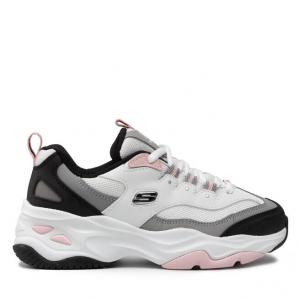 Кроссовки Skechers Fresh Diva 149492/WBPK White/Black/Pink, белый