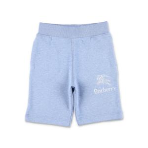 Бербери Кидс Логотип Хлопковые Шорты Burberry, светло-голубой